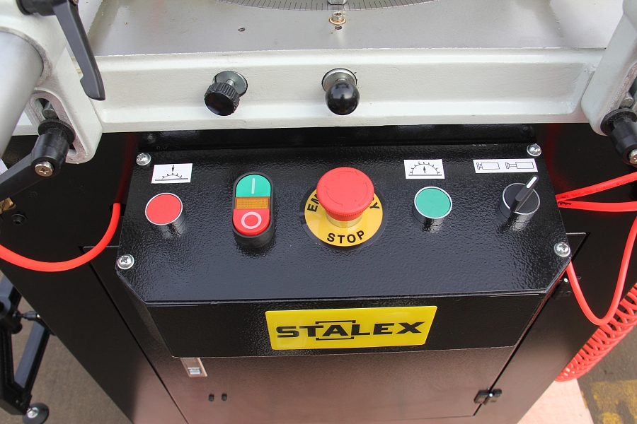 Пила дисковая полуавтоматическая по алюминию Stalex QCS-400A