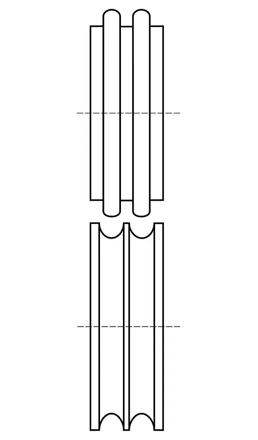 Ролики для двойного зига E7