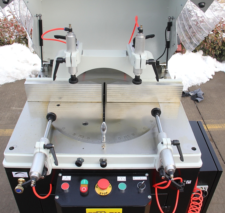 Пила дисковая полуавтоматическая по алюминию Stalex QCS-400A